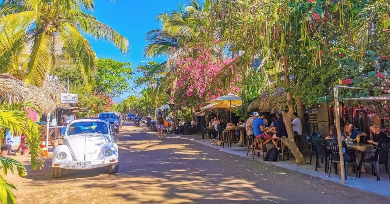 La Punta neighborhood in Puerto Escondido